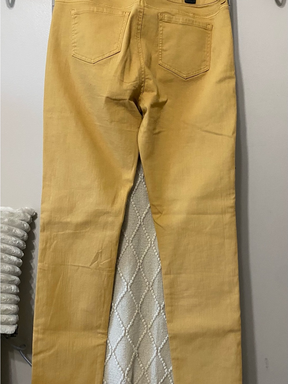 Indigo Thread Jean Mustard Yellow Casual Pants size 10